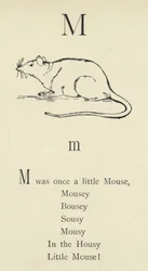 De letter M